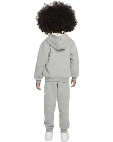NIKE CHANDAL CLUB FLEECE SET GRIS TRACKSUIT 86L135-042 NINOS NAN
