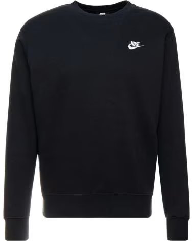 NIKE MOLETOM NIKE SPORTSWEAR CLUB FLEECE MASCULINO NEGRO
