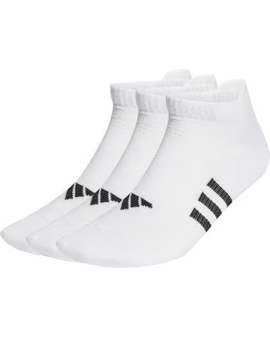 ADIDAS PACK 3 PARES DE MEIAS PERFORMANCE LIGHT LOW BLANCO