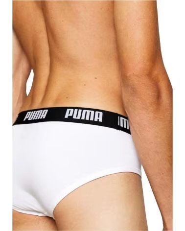 PUMA BRIEFS PACK WITH LOGO ELASTIC WAISTBAND MULTICOLOR