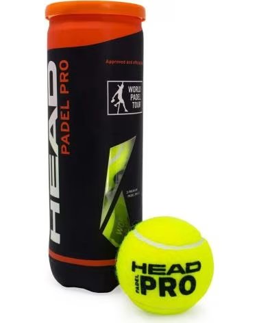 HEAD HEAD PADEL PRO PADEL BALLS TUBE (3 PACK) AMARILLO