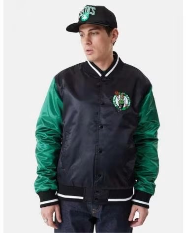 NEW ERA GIACCA NEW ERA BOSTON CELTICS LETTERMAN DA UOMO MULTICOLOR