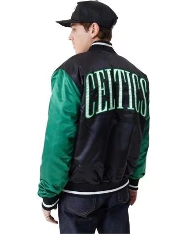 NEW ERA GIACCA NEW ERA BOSTON CELTICS LETTERMAN DA UOMO MULTICOLOR