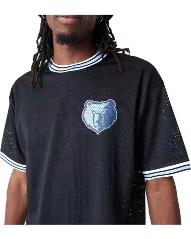 NEW ERA NEW ERA NBA MEMPHIS GRIZZLIES OS MESH TEE SCHWARZES T-SHIRT NEGRO
