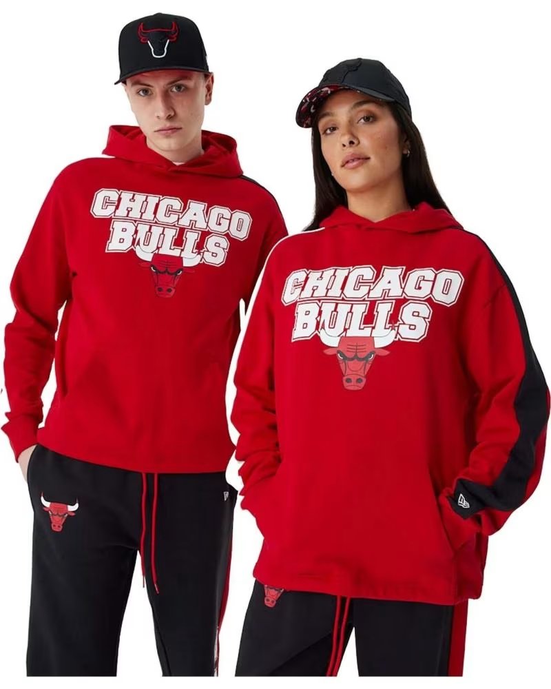 NEW ERA SWEAT À CAPUCHE NEW ERA CHICAGO BULLS UNISEXE ROUGE ROJO