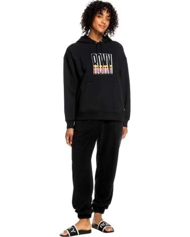 ROXY SUDADERA CON CAPUCHA ERJFT04741-KVJ0 EN PARA MUJER NEGRO