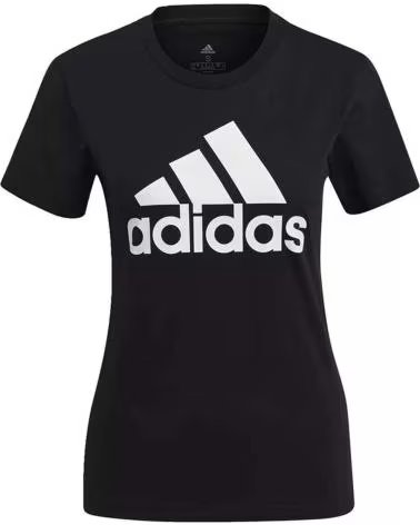 ADIDAS T-SHIRT MIT GROSSEM LOGODRUCK NEGRO