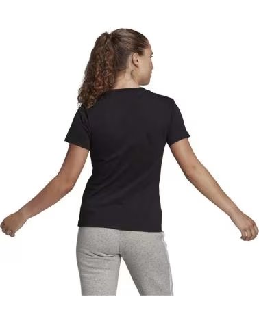 ADIDAS T-SHIRT MIT GROSSEM LOGODRUCK NEGRO