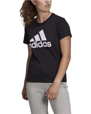 ADIDAS T-SHIRT MIT GROSSEM LOGODRUCK NEGRO