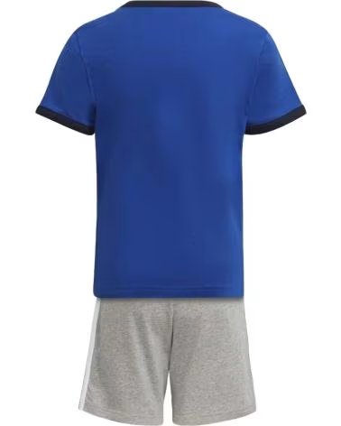 ADIDAS COMPLETO SPORTIVO ADIDAS BAMBINO BLU E GRIGIO MULTICOLOR