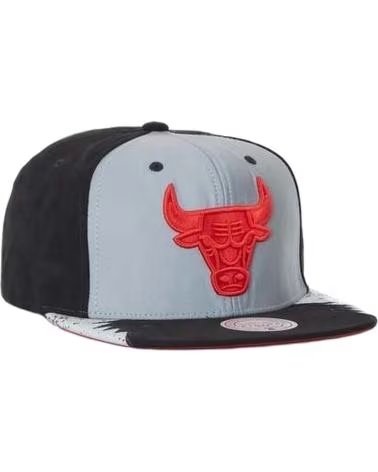 MITCHELL NESS GORRA NBA DAY 5 SNAPBACK CHICAGO BULLS NEGRO GRIS ROJO