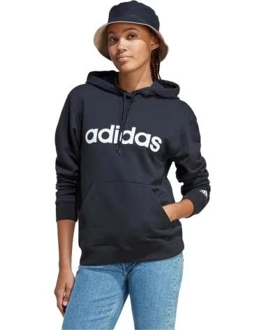 ADIDAS SWEAT À CAPUCHE ADIDAS ESSENTIALS LOGO POUR FEMME NEGRO