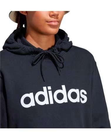 ADIDAS SWEAT À CAPUCHE ADIDAS ESSENTIALS LOGO POUR FEMME NEGRO