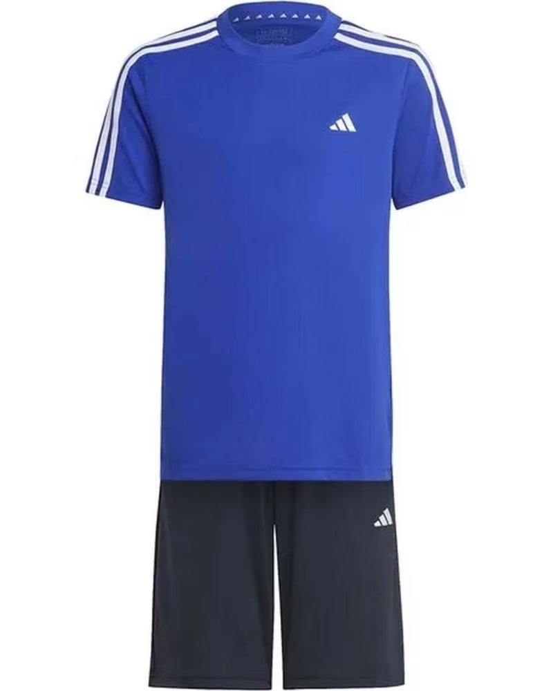 ADIDAS COMPLETO SPORTIVO DUE PEZZI MAGLIETTA E PANTALONCINI AZUL