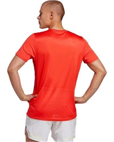 ADIDAS T-SHIRT ADIDAS OWN THE RUN HOMME ROUGE ROJO