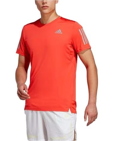 ADIDAS T-SHIRT ADIDAS OWN THE RUN HOMME ROUGE ROJO