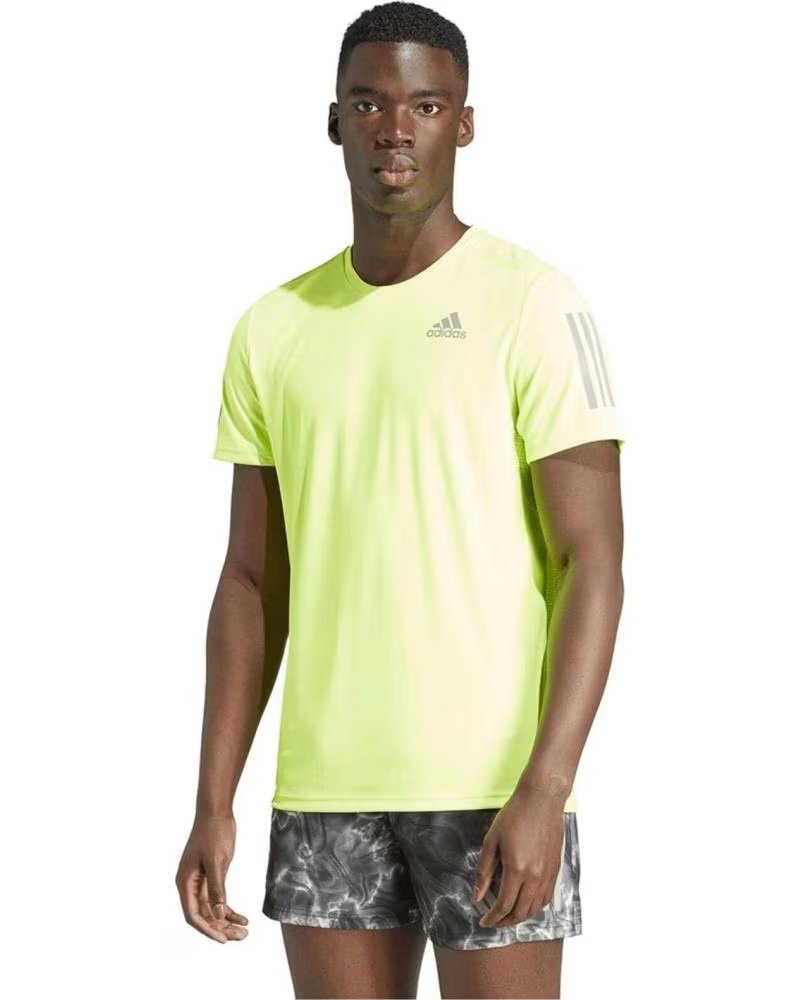 ADIDAS CAMISETA ADIDAS OWN THE RUN TEE HOMBRE VERDE LIMA VERDE