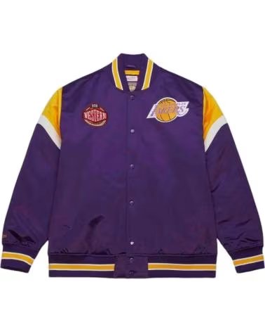 MITCHELL  NESS VESTE MITCHELL & NESS NBA LOS ANGELES LAKERS VIOLETTE POUR HOMME MORADO
