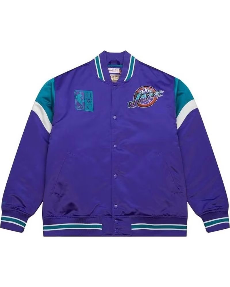 MITCHELL  NESS VESTE MITCHELL & NESS NBA UTAH JAZZ VIOLETTE POUR HOMME MORADO