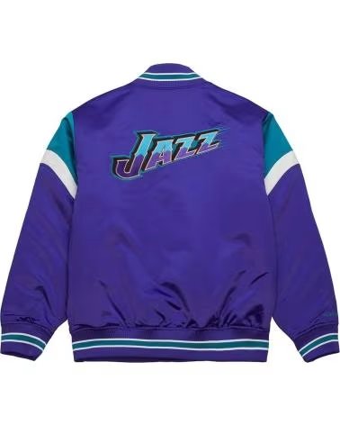 MITCHELL  NESS VESTE MITCHELL & NESS NBA UTAH JAZZ VIOLETTE POUR HOMME MORADO