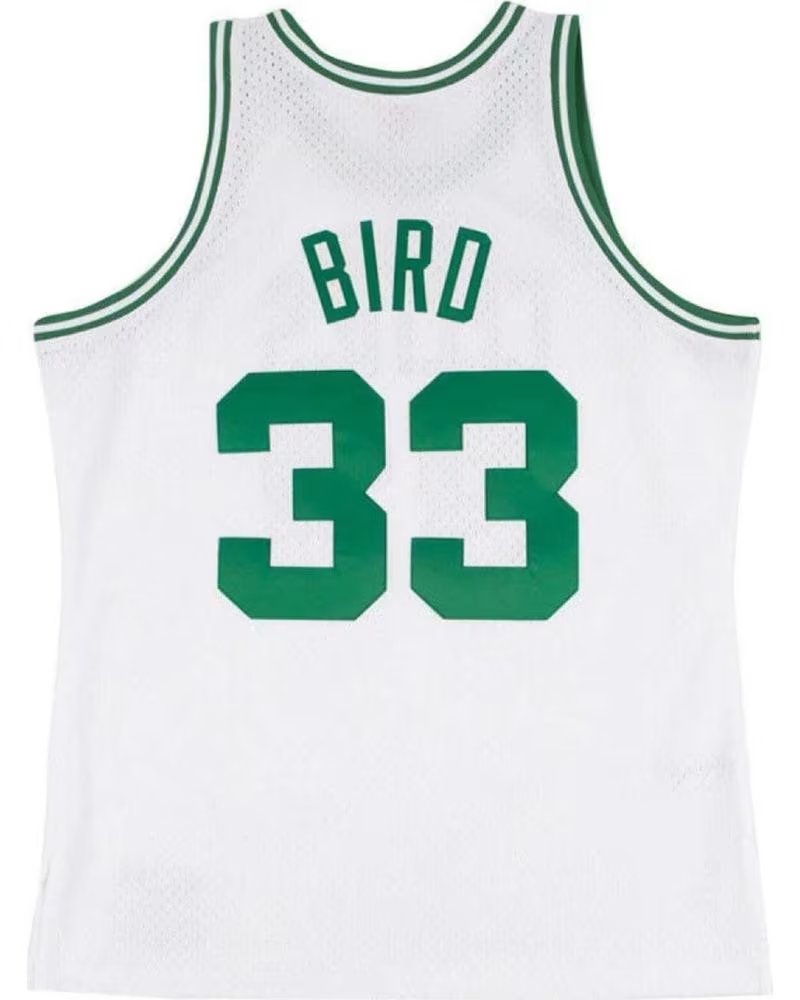 MITCHELL  NESS MITCHELL & NESS LARRY BIRD BOSTON CELTICS JERSEY #33 HARDWOOD CLASSICS BLANCO