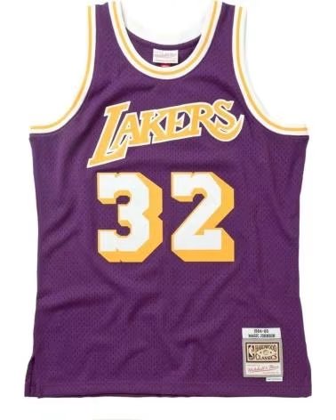 MITCHELL  NESS CANOTTA MITCHELL & NESS LAKERS MAGIC JOHNSON 32 VIOLA MORADO