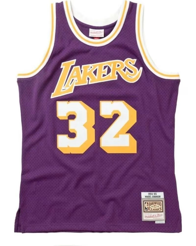 MITCHELL  NESS CANOTTA MITCHELL & NESS LAKERS MAGIC JOHNSON 32 VIOLA MORADO