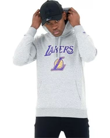 NEW ERA FELPA NEW ERA NBA LOS ANGELES LAKERS GRIGIA DA UOMO GRIS