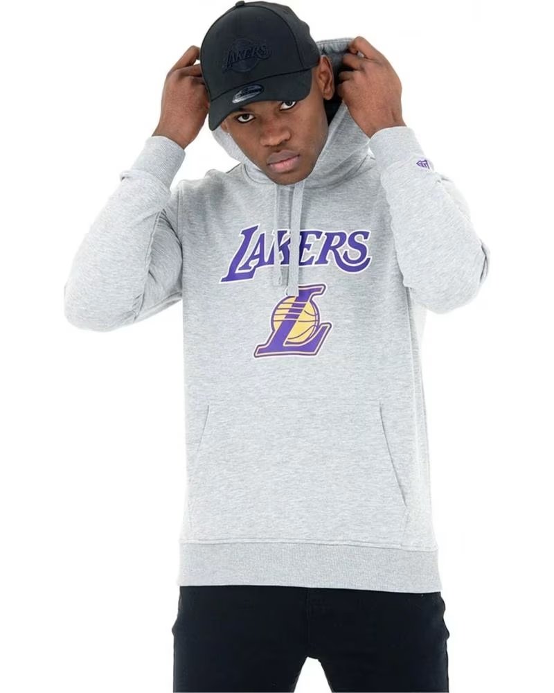 NEW ERA FELPA NEW ERA NBA LOS ANGELES LAKERS GRIGIA DA UOMO GRIS