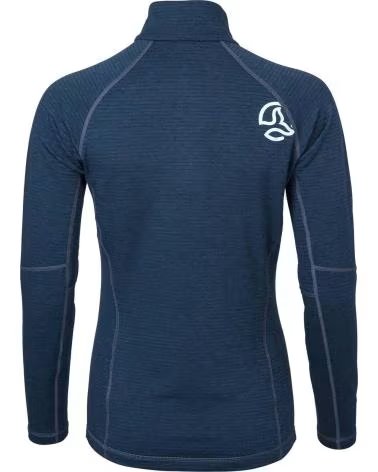 TERNUA MAGLIA TECNICA TERNUA A MANICHE LUNGHE CON ZIP AZUL