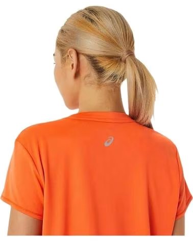 ASICS CAMISETA DE RUNNING TÉCNICA MANGA CORTA NARANJA