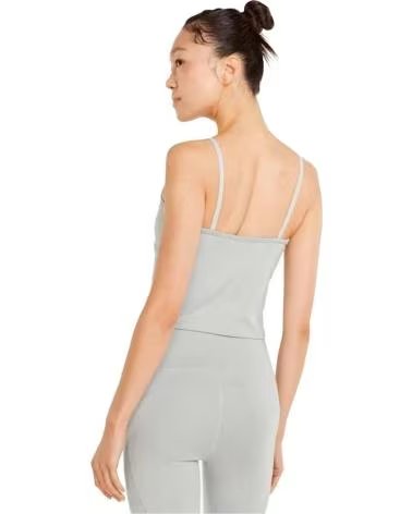 PUMA PUMA TOP DE TIRANTES FRUNCIDO PARA MUJER GRIS GRIS