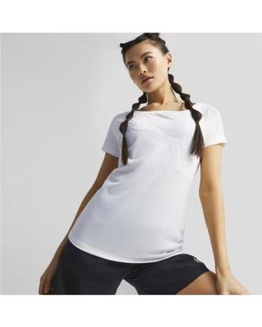 PUMA PUMA RUNNING ESSENTIALS WOMEN´S SHORT SLEEVE T-SHIRT BLANCO