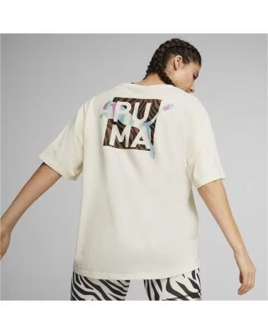 PUMA T-SHIRT PUMA À MANCHES COURTES POUR FEMME BLANCO