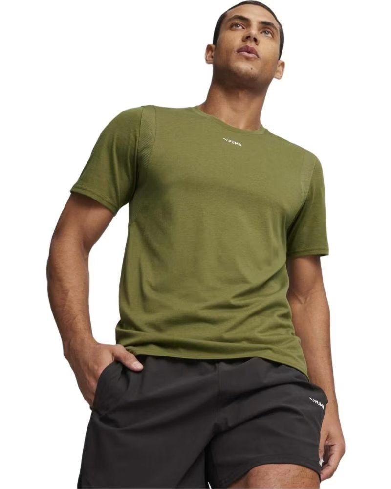 PUMA PUMA MEN´S SHORT SLEEVE T-SHIRT VERDE