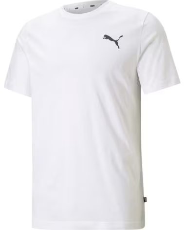 PUMA CAMISETA PUMA ESSENTIALS LOGO MANGA CORTA HOMBRE BLANCO