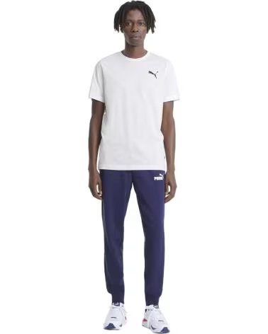 PUMA CAMISETA PUMA ESSENTIALS LOGO MANGA CORTA HOMBRE BLANCO