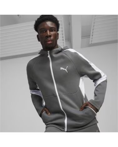 PUMA FELPA CON CAPPUCCIO PUMA DA UOMO GRIS