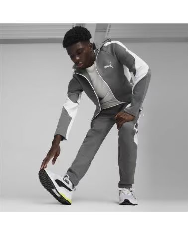 PUMA FELPA CON CAPPUCCIO PUMA DA UOMO GRIS