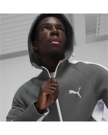 PUMA FELPA CON CAPPUCCIO PUMA DA UOMO GRIS