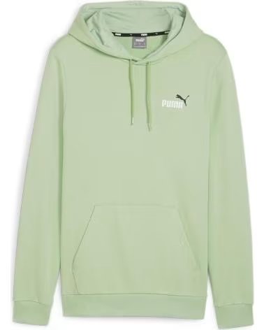 PUMA MOLETOM COM CAPUZ PUMA ESSENTIALS LOGO MASCULINO VERDE