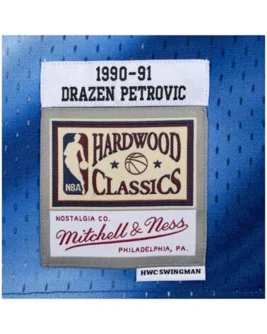 MITCHELL  NESS MAGLIA DA BASKET MITCHELL & NESS DRAZEN PETROVIC NETS 3 AZUL