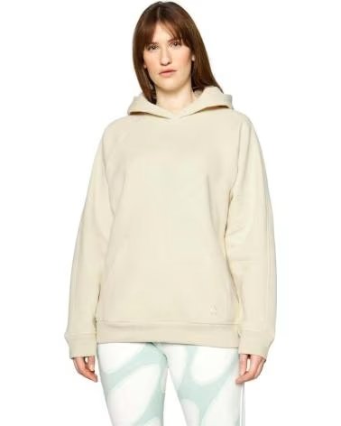 ADIDAS FELPA CON CAPPUCCIO ADIDAS ESSENTIALS BEIGE DA DONNA BEIGE
