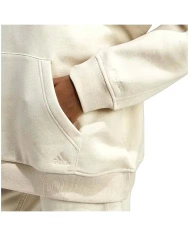 ADIDAS FELPA CON CAPPUCCIO ADIDAS ESSENTIALS BEIGE DA DONNA BEIGE