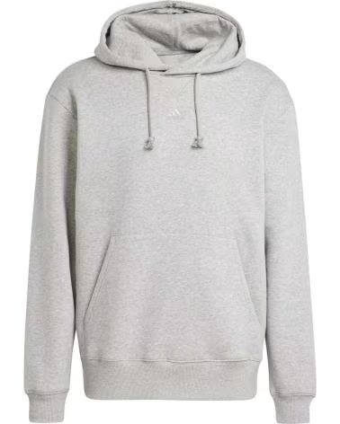 ADIDAS FELPA CON CAPPUCCIO ADIDAS ESSENTIALS DA UOMO GRIS