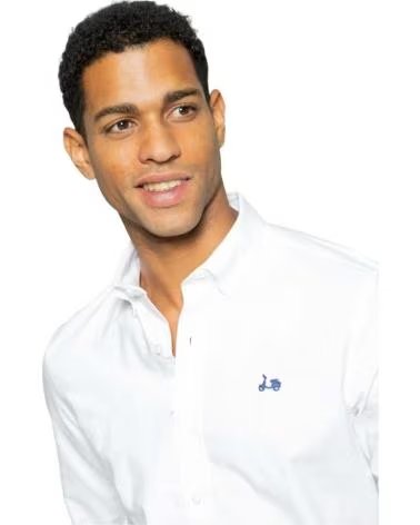 SCOTTA CAMISA SCOTTA DE LINO BLANCA PARA HOMBRE BLANCO