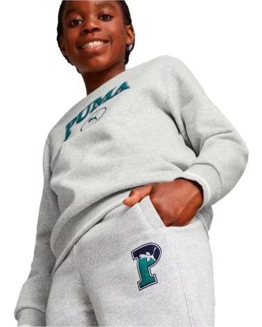 PUMA PANTALONI LUNGHI PUMA PER RAGAZZO BLANCO