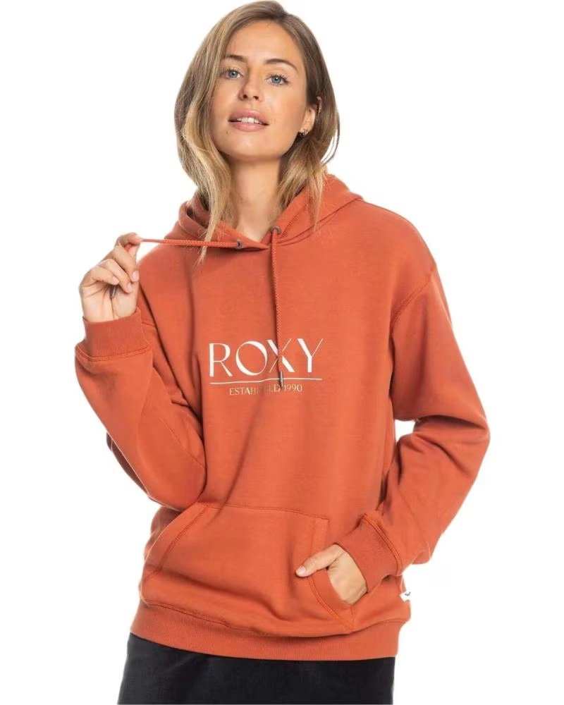 ROXY ROXY WOMEN´S STOKED LOGO HOODIE MARRóN