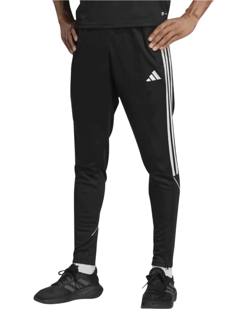 ADIDAS PANTALONI LUNGHI ADIDAS ESSENTIALS 3-STRIPES DA UOMO NEGRO