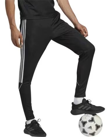 ADIDAS PANTALONI LUNGHI ADIDAS ESSENTIALS 3-STRIPES DA UOMO NEGRO